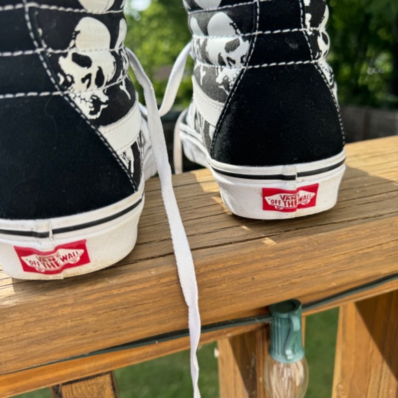 Vans Sk8-hi Skulls Reissue Hi Top Sneakers - Picture 4 of 9